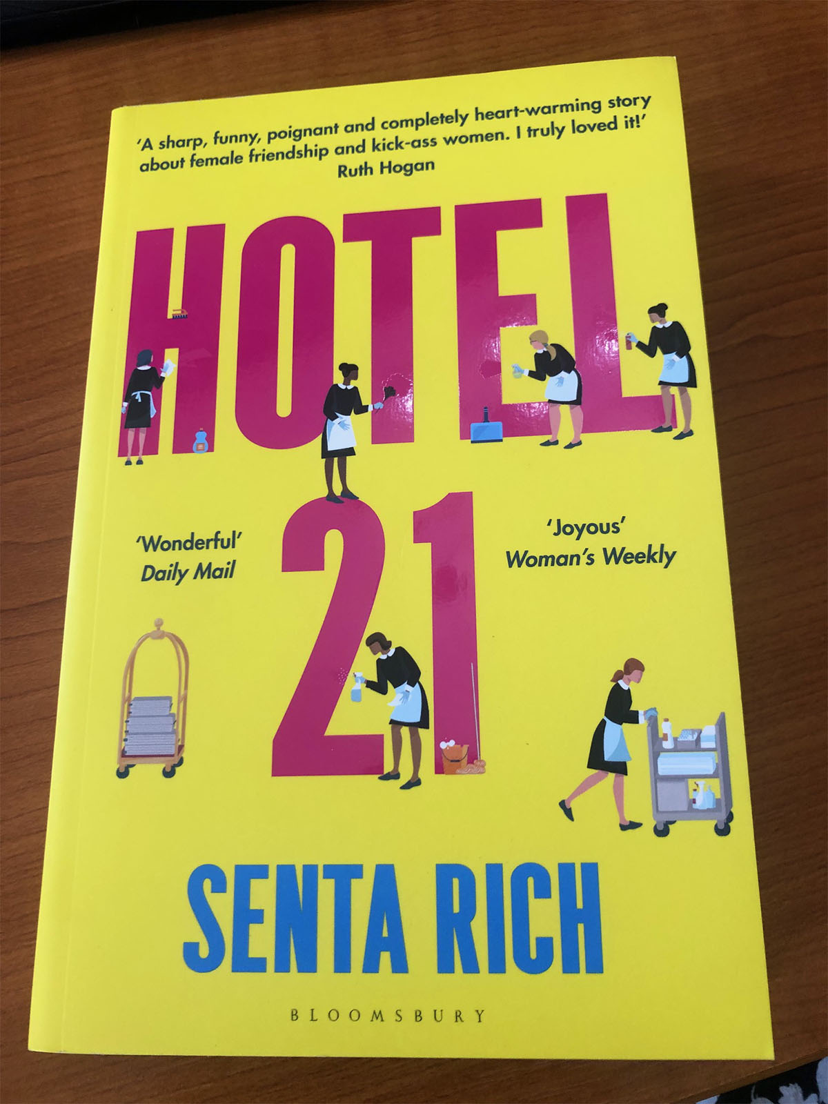 Paperback copy of Hotel 21